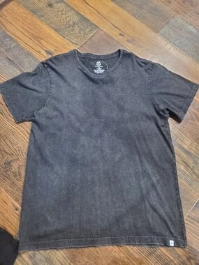 🆕️ NWOT Hurley Men's Washed Black Crew Neck Tee